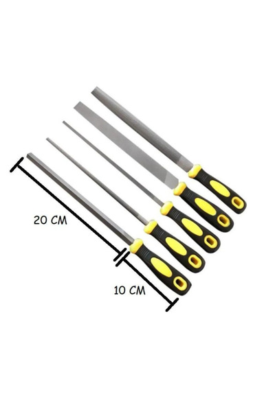 MOONSHOP Büyük Boy 5'Li Eğeleme Seti 32Cm Takım Seti...