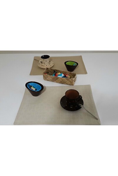 Romans American Service Manhatten Plain 32x45 cm Lapte Cafea-2buc