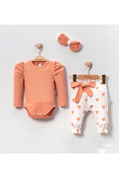 yukobaby bebeğiniz için en doğalı مجموعة بدلة زيبين على شكل قلب للفتيات الصغي...