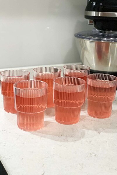 SepetçiBaba Origami 6 Lı Bardak Seti Şeffaf