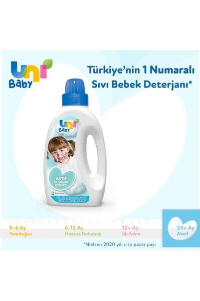 Uni Baby Bebek Çamaşır Deterjanı 3x1500 ml