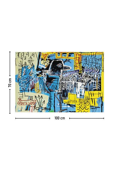 Vagonik Jean-Michel Basquiat Bird on Money 1981 Covor de perete