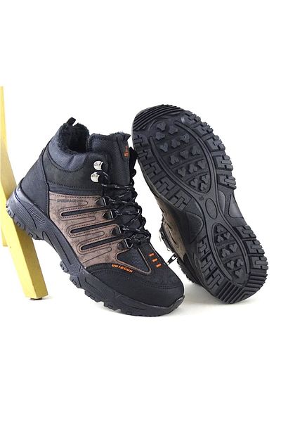 LETAO Unisex γούνινες μπότες πεζοπορίας με φερμουάρ