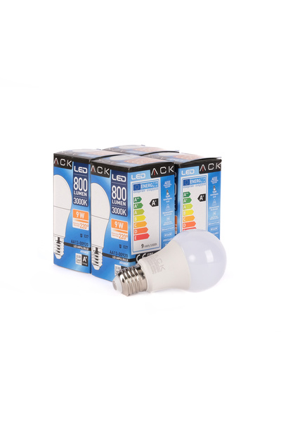 ACK 9W LED Ampul 3000K Günışığı E27 4'lü EKO PAKET