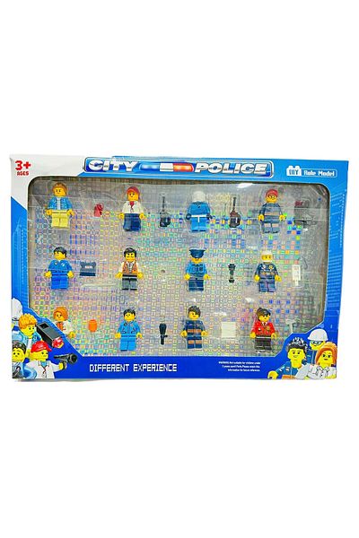 tmtoysandmore police lego mini 24 piece figure toy with accessories