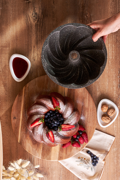 Emsan Windy Cake Mold Gray