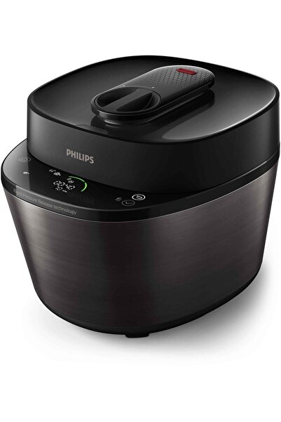 Philips All In One Cooker Çok Amaçlı Basınçlı Pişirici, 5l, 30 Dk’da Leziz Yemekler, siyah hd2151/6