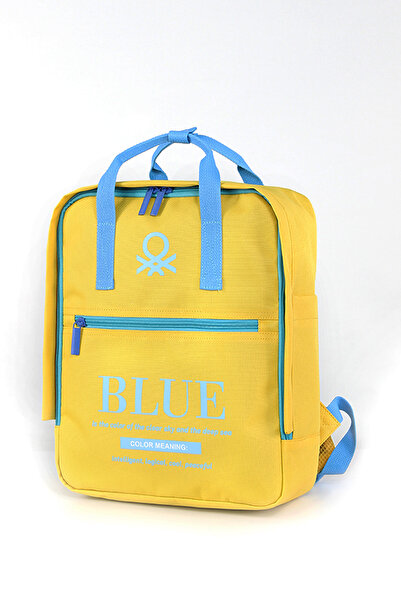 United Colors of Benetton 03814 UNITED COLORS OF BENETTON YELLOW BACKPACK