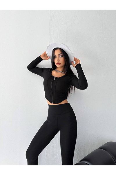 Noa Noa قطعة علوية قصيرة بسحاب