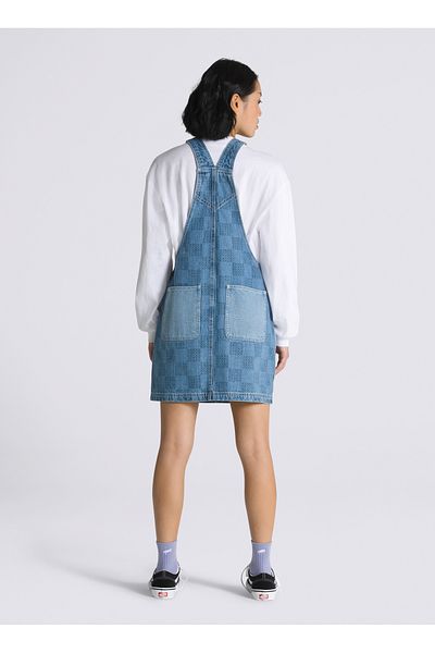 Vans Pantaloni scurți incolori pentru femei VN00075R7W61 DENIM CHECK MENDED