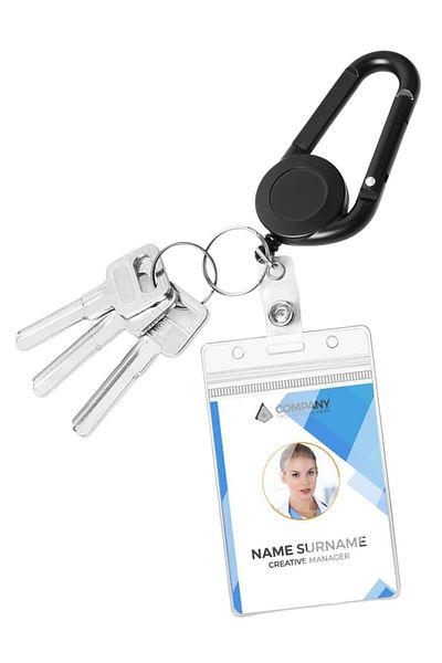 Buffer Keychain Telescopic Carabiner