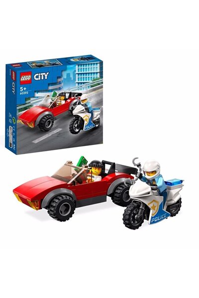 LEGO City Polis Motosikleti Araba Takibi 60392