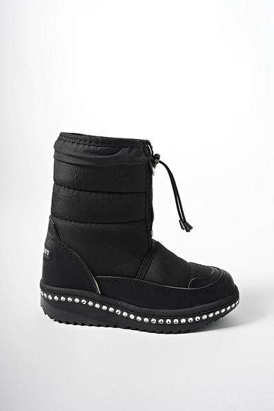 Riccon Dicnyr Kinder Elastische Schneestiefel001245 Schwarz