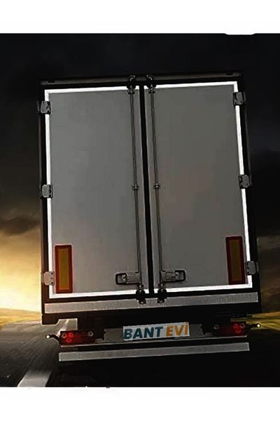 BANT EVİ Reflective Tape White 5Cmx10M Reflective Tape White Warning Tape