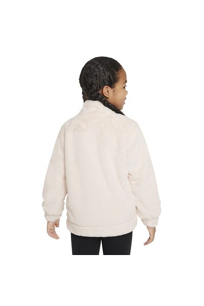 Nike Big Swoosh Faux Fur Jacket