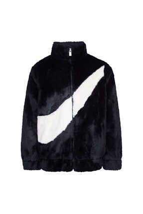 Nike B g Swoosh Faux Fur Ceket Fiyat Yorumlar Trendyol