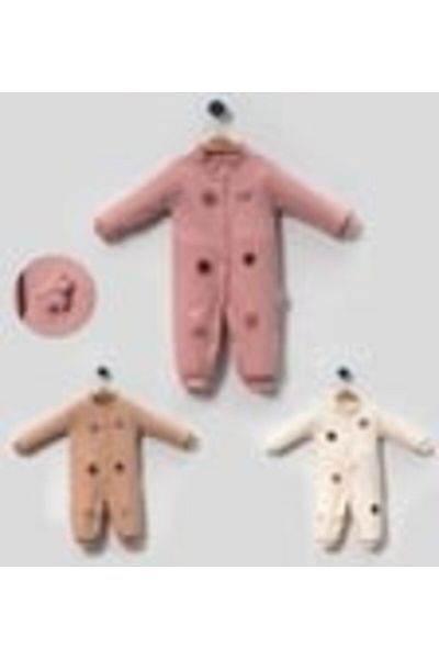morwind Baby Girl Knitted Floral Soft Jumpsuit