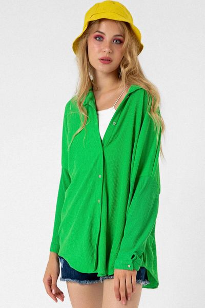 ubmbutik Πουκάμισο Bürümcük Krinkıl Oversize