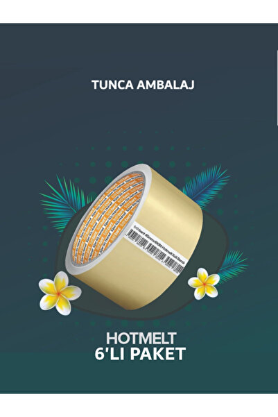 HOTMELT KOLİ BANDI 45 MM X 100 MT 6'LI PAKET
