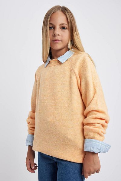 DeFacto Girl's Crew Neck Sweater A2294a823wn
