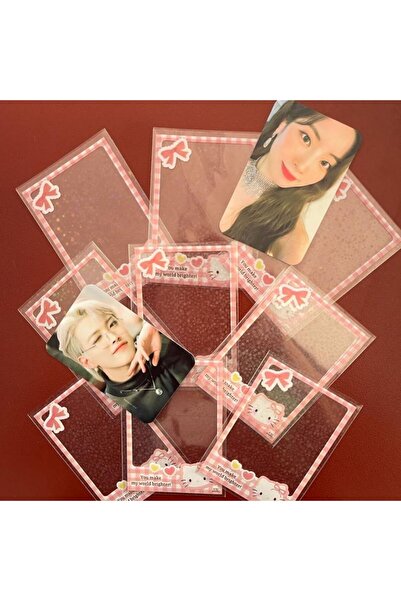 Kpop Dünyasi Hello Kity Desenli Kart Koruyucu 3