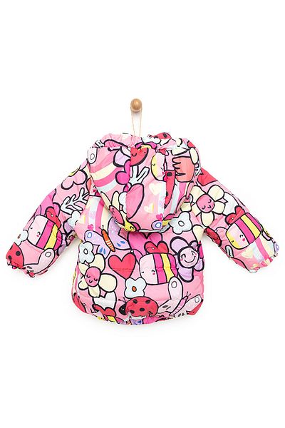 Midimod Basic Meter Printed Coat Baby Girl