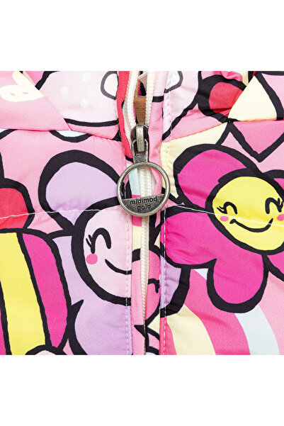 Midimod Basic Meter Printed Coat Baby Girl