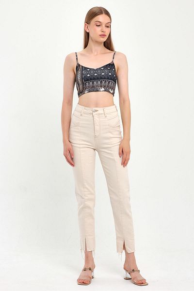 ALEXANDERGARDI PATTERNED BUSTIER WITH STRAP (B23-0069)