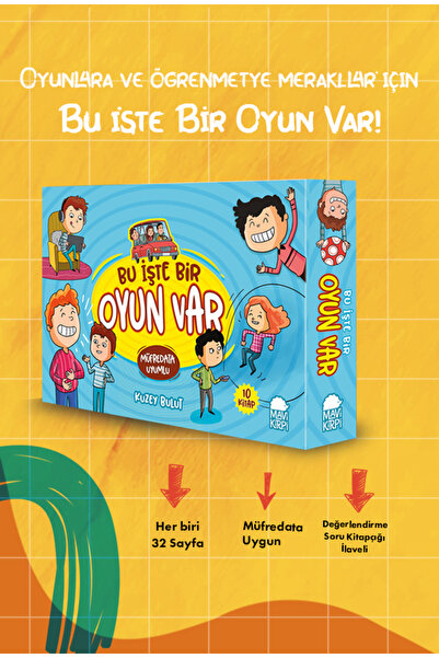 Mavi Kirpi Bu Işte Bir Oyun Var - 2. Sınıf Hikaye Seti (10 Kitap)