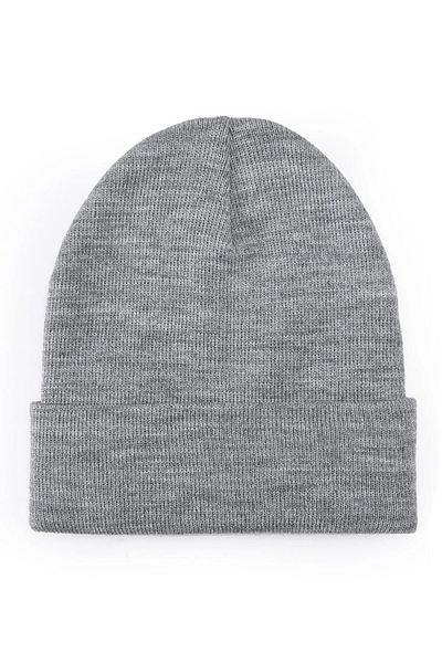 MinaCarin Basic Beret Unisex Gray Melange