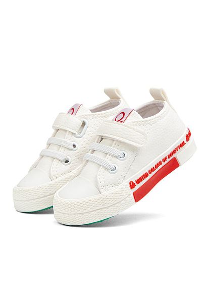 Benetton ® |   BN-30803- Bílá - Dětská sportovní obuv