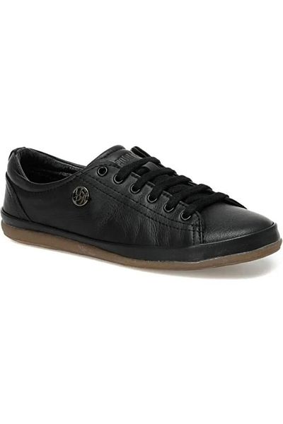 U.S. Polo Assn. Pantofi de damă din piele neagră100249543
