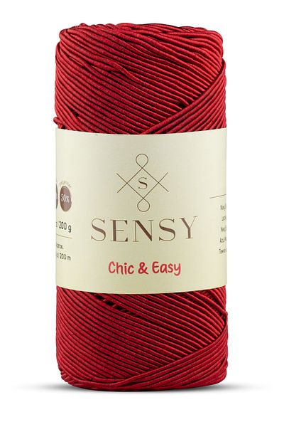 SENSY Premium Chic&Easy 200 g frânghie ceară roșie Slim Supra frânghie Shepherd și portofel