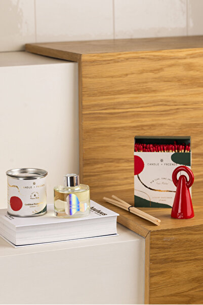 Candle and Friends No.6 Golden Pumpkint Hediye Seti