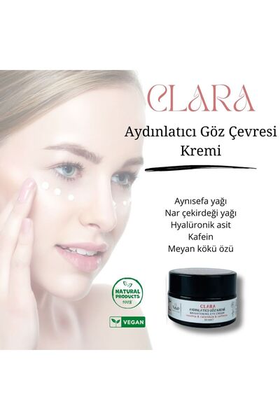 CLARA AYDINLATICI GÖZ ÇEVRESİ KREMİ 20 ml