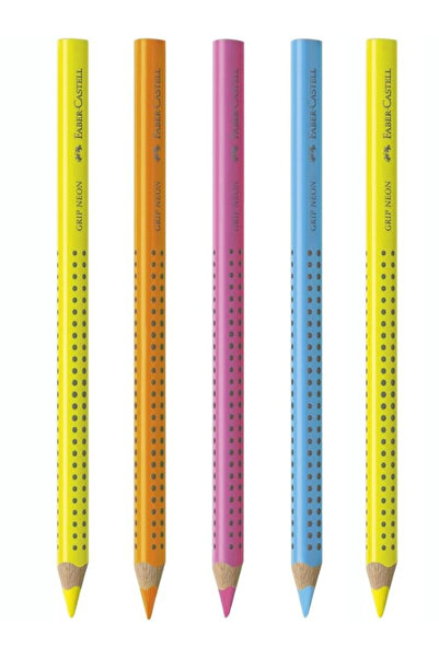 Faber Castell TEXTLİNER 1148 FOSFORLU KURŞUN KALEM JUMBO 5 RENK SET