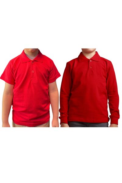 KURAFF Unisex Polo Neck 2-pack T-shirt Long Sleeve + Short Sleeve
