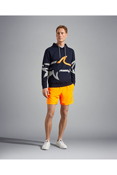 PAUL&SHARK MEN'S KNITTED T-SHIRT C.WCOTTON