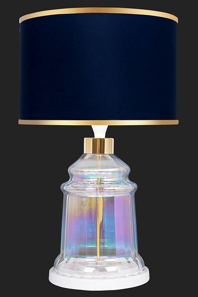 MINIMAL ETICARET VE BILGI TEKNOLOJILERI Royce White Glossy Shine Glass Lampshade