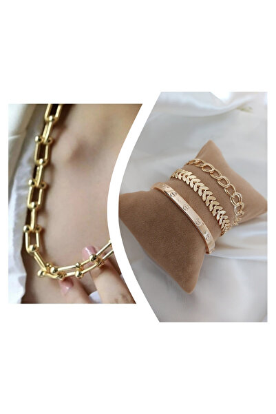 Everglow Jewelry Premium Tiffany Kolye & Bileklik Set