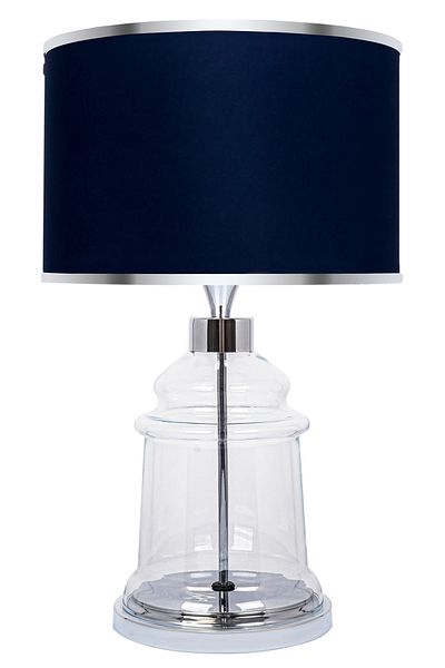 MINIMAL ETICARET VE BILGI TEKNOLOJILERI Royce Silver Glass Lampshade