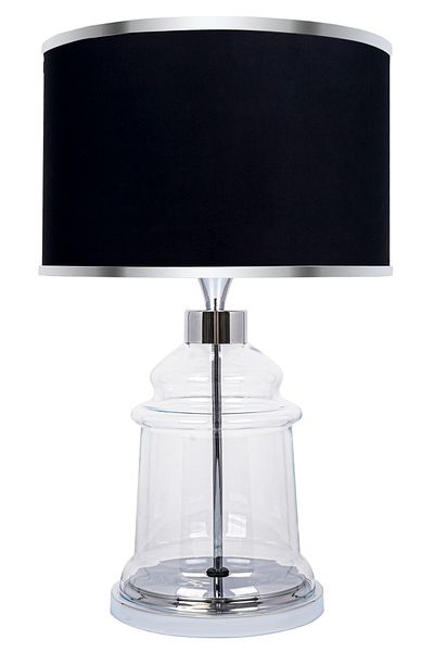 MINIMAL ETICARET VE BILGI TEKNOLOJILERI Royce Silver Glass Lampshade