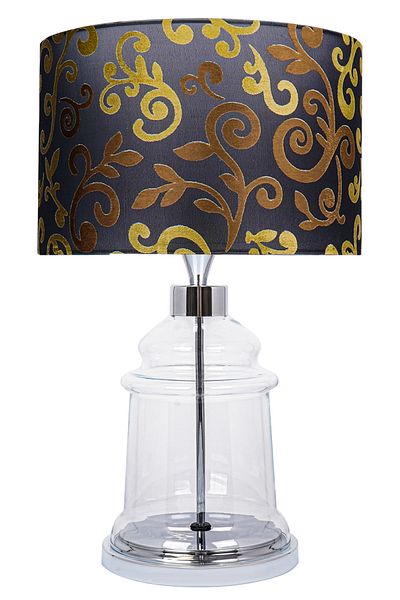 MINIMAL ETICARET VE BILGI TEKNOLOJILERI Royce Silver Glass Lampshade