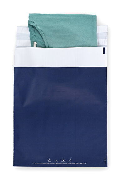 House Of Pack Renkli Kargo Poşeti - 48x55 Cm - Lacivert - 50 Adet