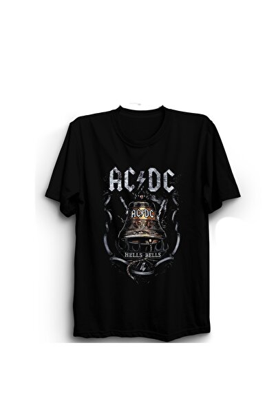 The Fame ACDC, HELLS BELLS, VRS9, tricou Rock Metal Band
