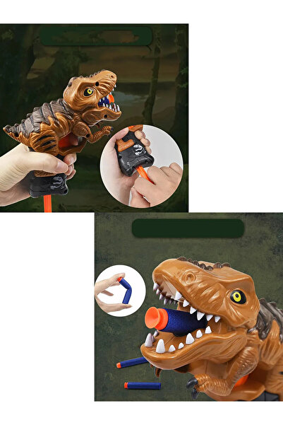 cayenna Yumuşak Mermili Dinozor Tabanca  10 mermi Dahil