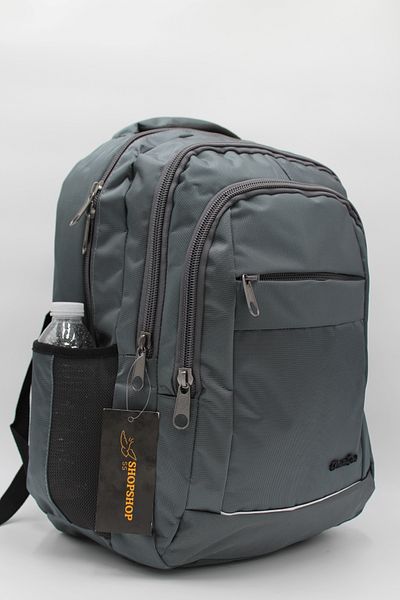 shopshop Rucsac unisex pentru școală sport din material textil impermeabil cu compartiment pentru laptop-mp669