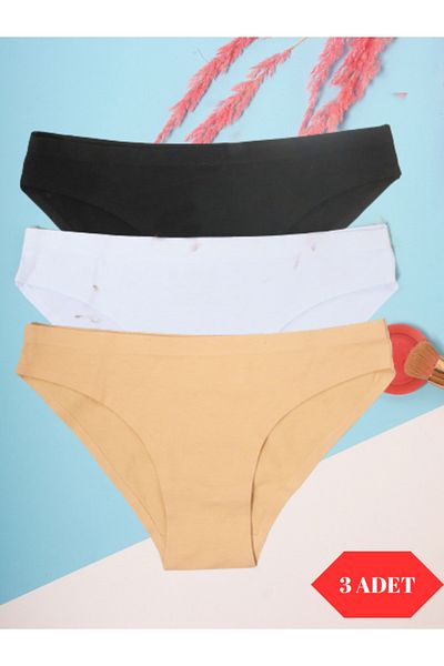 Adeniz Chiloți pentru bikini din lycra, fără sudură, tăiați cu laser, fără marcaj, pentru femei
