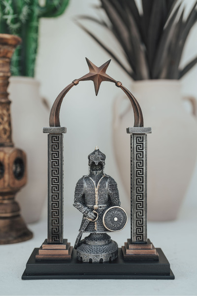 Gift Garden Yeniçeri zırh Ay yıldız Özel Taasarım Biblo