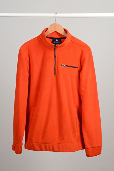 ADAM BOXES نصف سحاب للرجال من الصوف N-cauno برتقالي